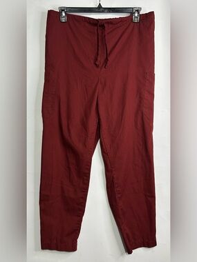 5‎ for $25🔥Peaches Uniform Maroon Drawstring Waist Pants Large